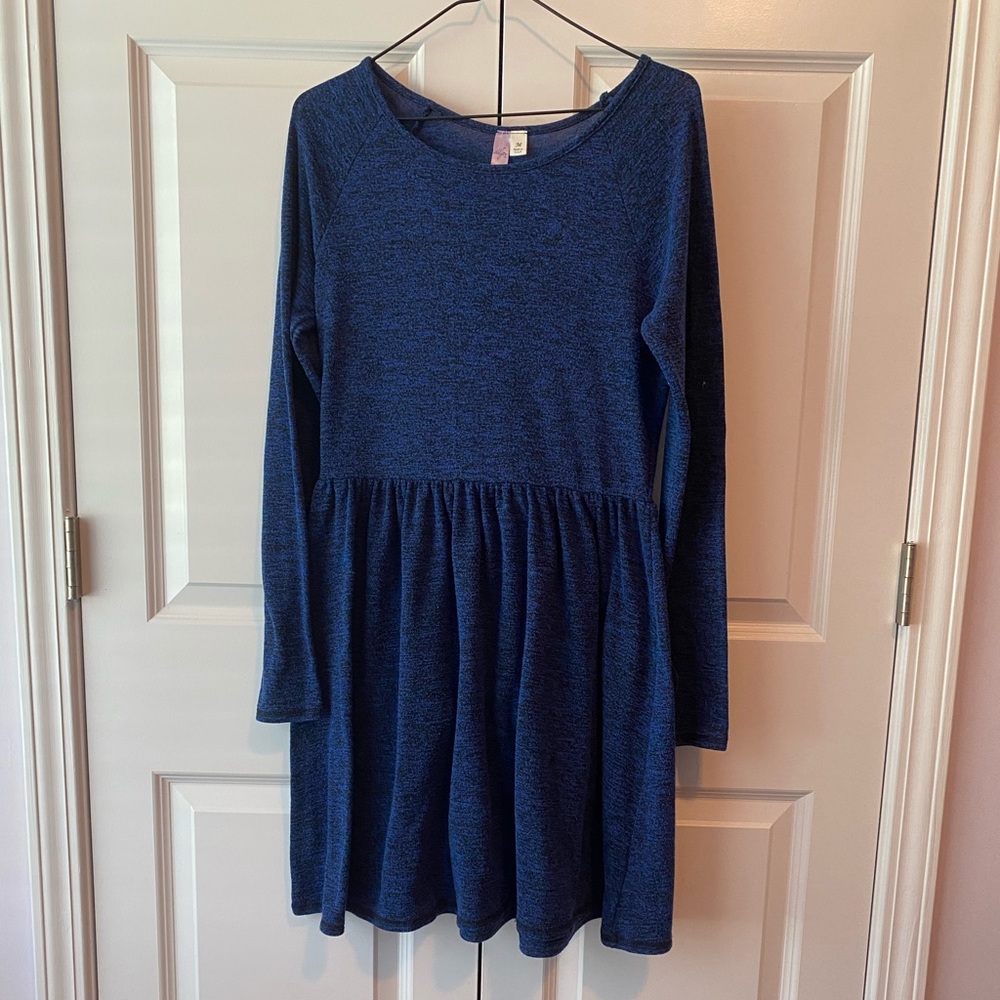 Women’s junior’s Blue long sleeve dress M Alya